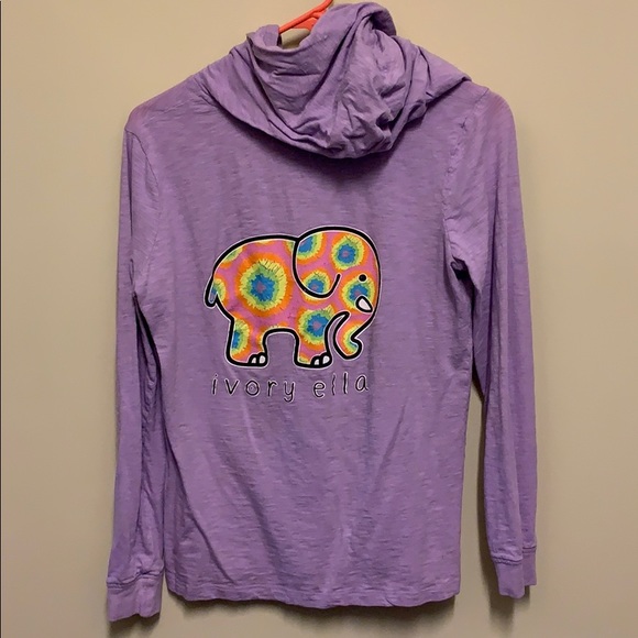 ivory ella Tops - Ivory Ella Tie-Dye Hoodie Tee